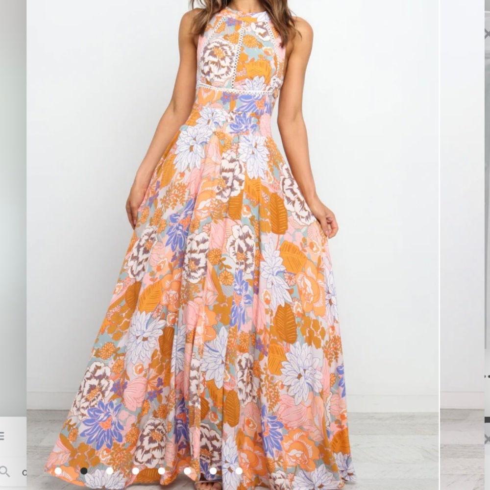 Petal and Pup Maxi dress